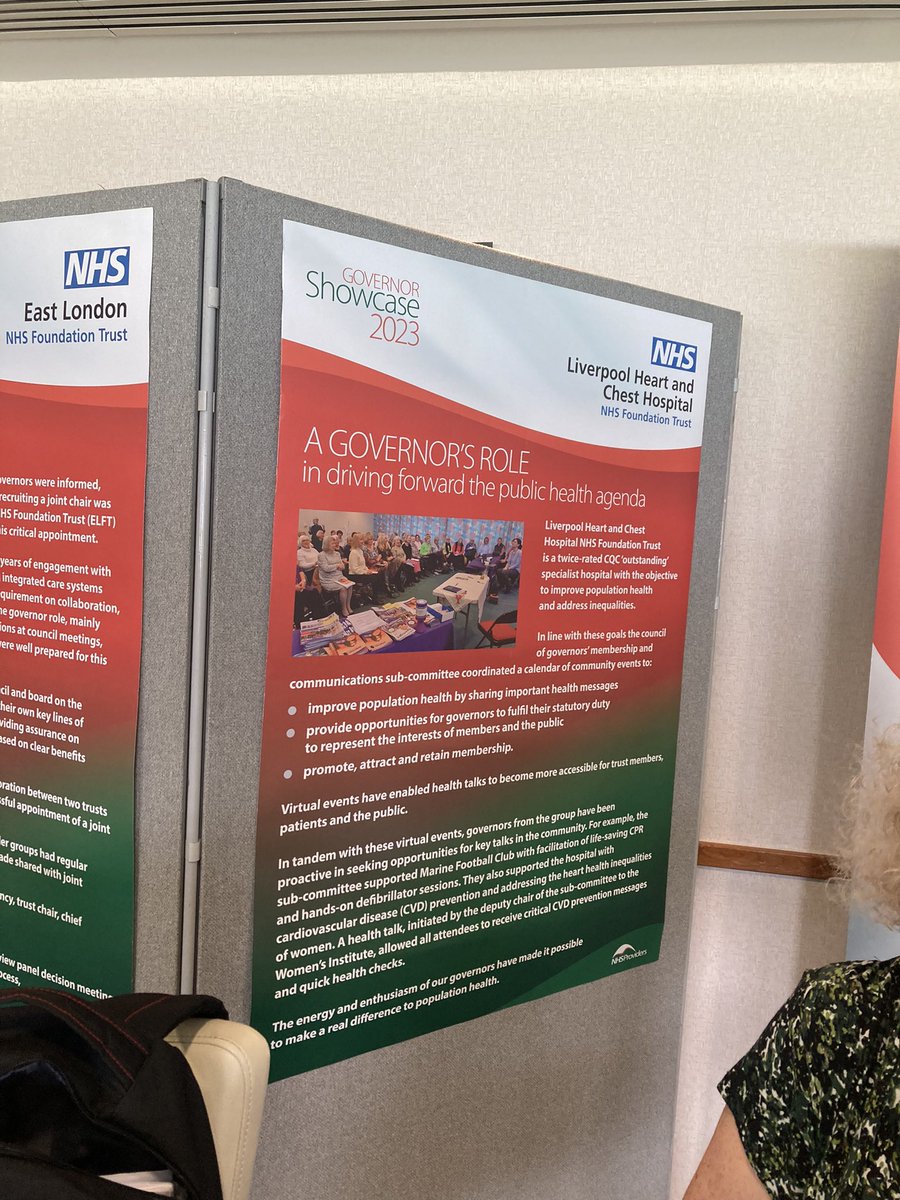 DhftStephen's tweet photo. Showcases at @NHSProviders Governor Focs 2023 https://t.co/4MklBGb10w
