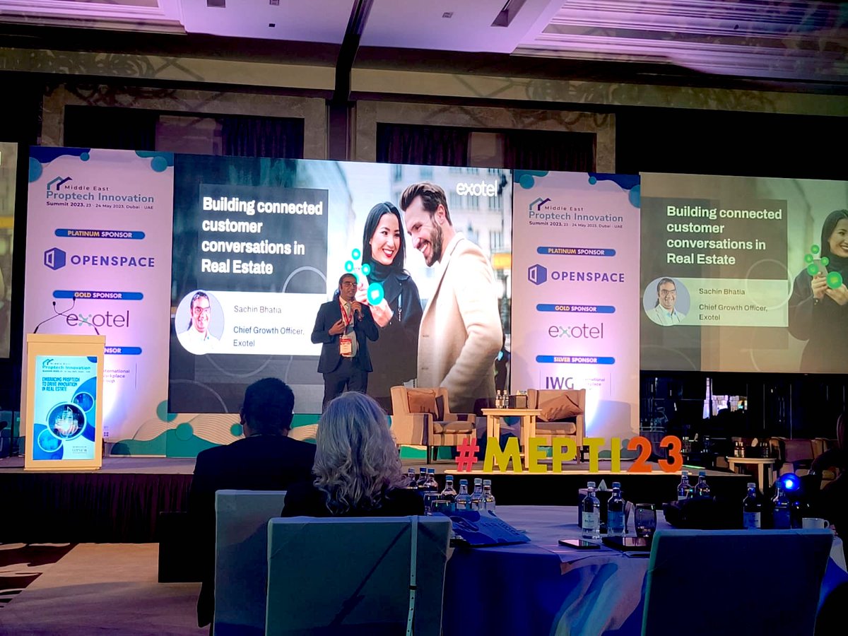 Exotel's tweet image. 𝗛𝗲𝗹𝗹𝗼 𝗗𝘂𝗯𝗮𝗶 - We had such a great time at the #ProptechSummit today. I

Thanks, organizers, for making the Proptech Innovation Summit 2023 a hit. The summit brought together professionals at the forefront of the Proptech revolution. #customerexperience #customerservice