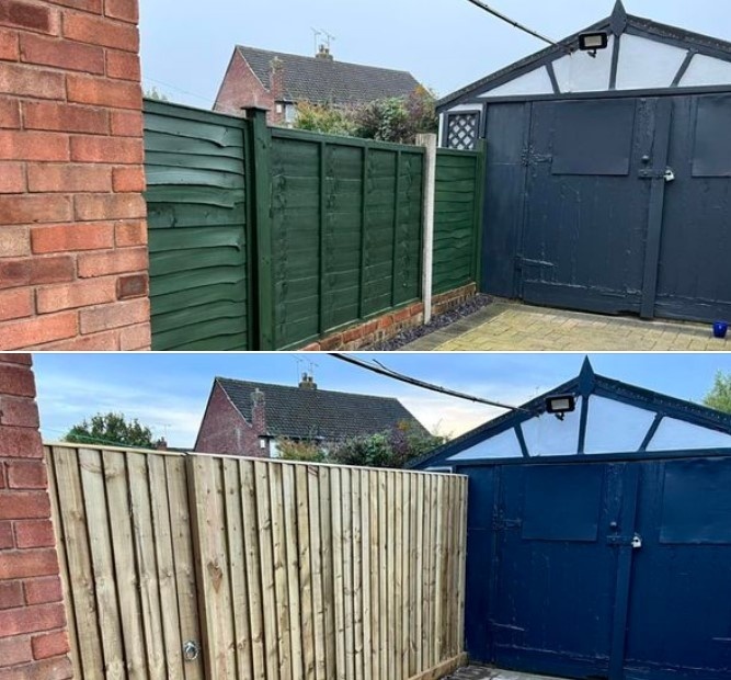 #chestertweets (@chestertweetsuk) on Twitter photo #chesterhour
Another great before and after picture from <a href="/TheFencingBloke/">The Fencing Bloke</a>
Single hand build featheredge gate, matching continuous fencing with integrated sleeper boarder.
Book a quote on their website using the contact form.
orlo.uk/The_Fencing_Bl… #chesterhour
Another great before and after picture from <a href="/TheFencingBloke/">The Fencing Bloke</a>
Single hand build featheredge gate, matching continuous fencing with integrated sleeper boarder.
Book a quote on their website using the contact form.
orlo.uk/The_Fencing_Bl…