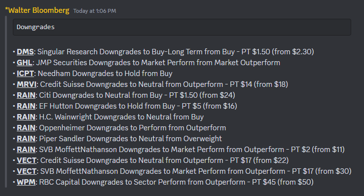 SpcapitalN's tweet photo. DeItaone: Downgrades 
https://t.co/kD3OuuD7CR https://t.co/RCDHkZiIr7