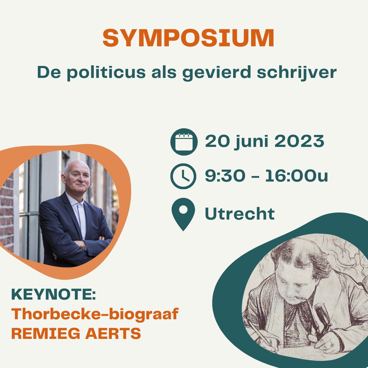 GertjanSchutte's tweet photo. Op 20 juni vindt het symposium 'De politicus als gevierd schrijver' plaats in Utrecht. Hoe en waarom gebruikten politici publicaties in hun loopbaan? En droegen zij zo bij aan inhoudelijke politiek? -- Bekijk het programma en meld je aan. https://t.co/aL1ByBqiFu https://t.co/RQfrkGSk0G
