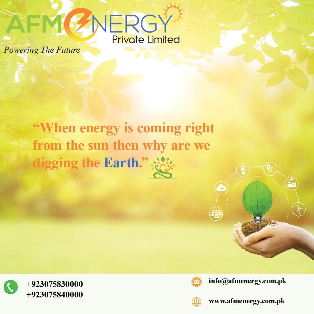 Choose Solar Energy, Digging Is a Thing of the Past..
📞 03075840000
📞 03075830000
📩Or Email At: info@afmenergy.com.pk
Website: afmenergy.com.pk

#SolarEnergyRevolution #GoSolarSaveEarth #SunPoweredFuture #DiggingIsOutdated #SunlightSolutions #CleanEnergyNow