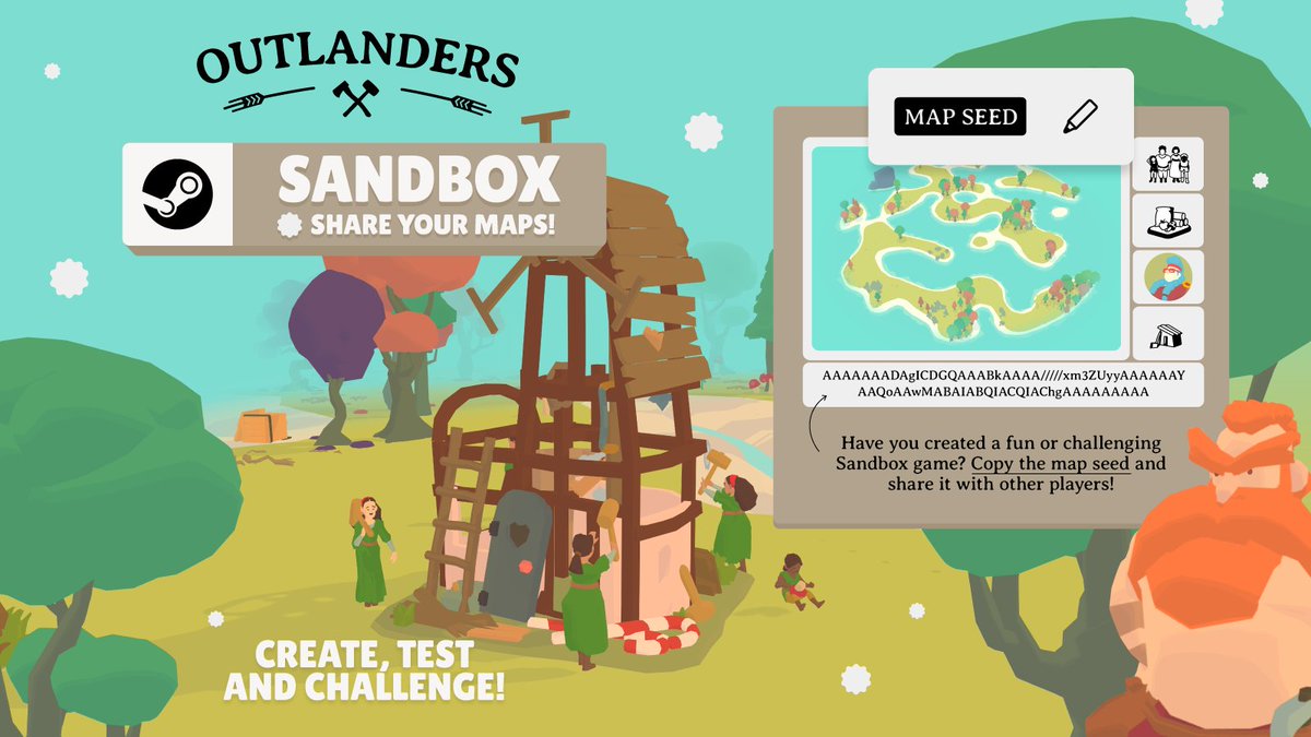 PomeloGames's tweet photo. MAP SEEDS! 🌱🌍
This Sandbox feature now lets you share your settings with other players. How? You just click and paste.

Make your challenges and share with your friends, family, acquaintances, everyone! Perfect for those who want more ❤️

➡️Play in Steam https://t.co/ggdQ1dpsiy https://t.co/vqotREbPxk