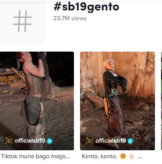#gento 65.5M VIEWS 

#SB19GENTO 23.7M VIEWS
GRABE NAKAKA LULA ANG VIEWS VIRAL NA NGA TALAGA 

<a href="/SB19Official/">SB19 Official</a>
#SB19 #SB19GENTO #NewMusic