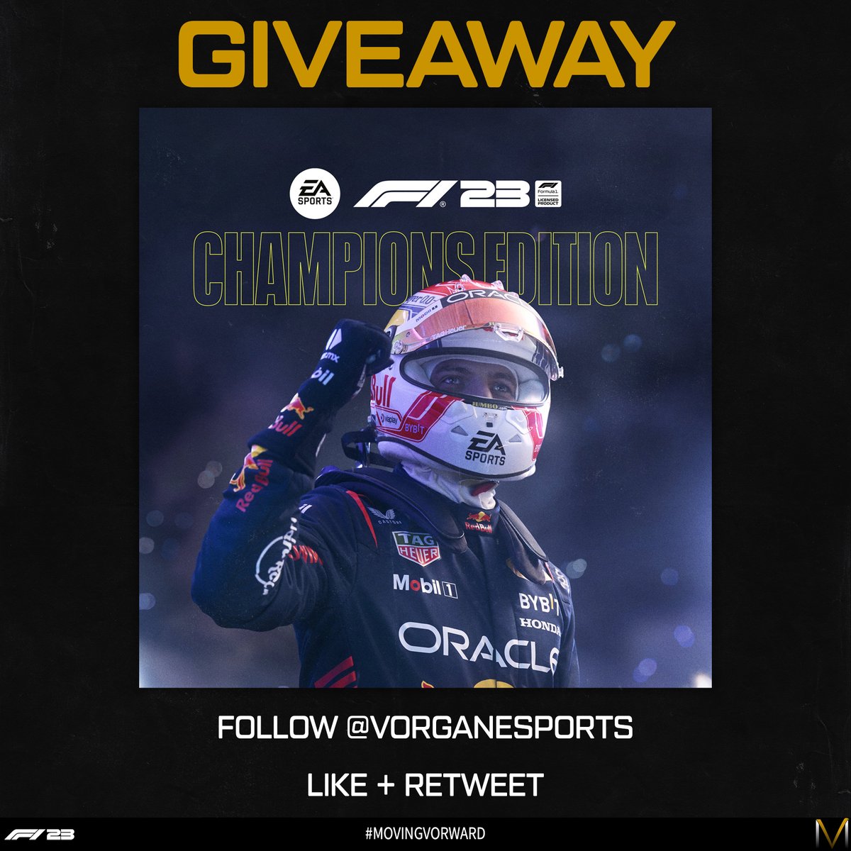VorganEsports's tweet image. 𝐆𝐈𝐕𝐄𝐀𝐖𝐀𝐘

Time for another exciting giveaway 👀
Make sure you follow the 3 easy steps on the picture below to have a chance to win a copy of #F123 Champions edition for PC only and check back later!

Can't wait to see who the lucky winner will be!
Good luck everyone  💪