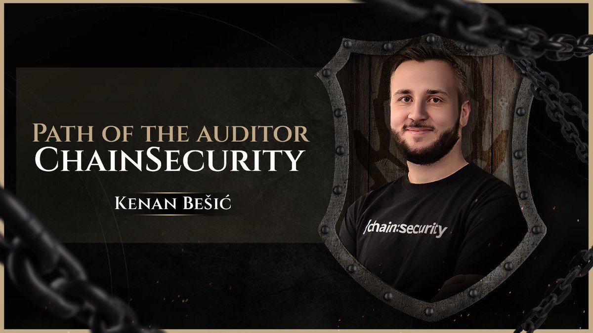 🎙️ We're unveiling a new format - "Path of auditor"!

We chat with Kenan Bešić from <a href="/chain_security/">ChainSecurity</a>, delving into his journey in smart contract auditing, his methods, tools, and a deep-dive into the reentrancy bug in Curve that he discovered.

youtu.be/tKbKCq4vd4g
