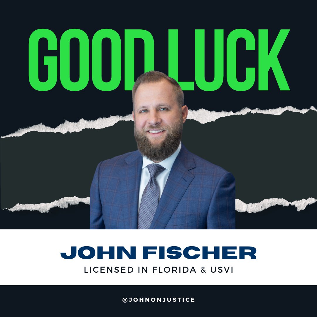 A jury has been selected, and trial begins today for John in the US Virgin Islands. This is our first case in the USVI! Kick butt, take names, and good luck today, John!

#ResultsMatter #YourChampion #InjuryAttorney #InjuryLawyer #Lawyer #USVI #TrialLawyer
