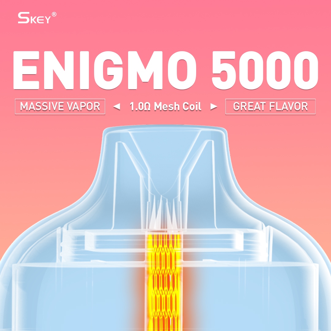 Skeycig's tweet photo. SKEY ENIGMO 😍
With high-quality 1.0ohm mesh coil, Enigmo will deliver massive vapor and great flavor, making each puff satisfying. 🔥
Check 👉️ https://t.co/Kgk4Y0iNsh
#enigmo #Skeycig #ecig #vapelyfe #vapefam #instavape https://t.co/HpUcFGV05l