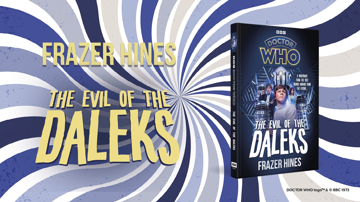 A retelling of a classic adventure! Join Jamie, Zoe and the Second Doctor in Frazer Hines' adaptation of 'THE EVIL OF THE DALEKS', coming October 26th 💥📚