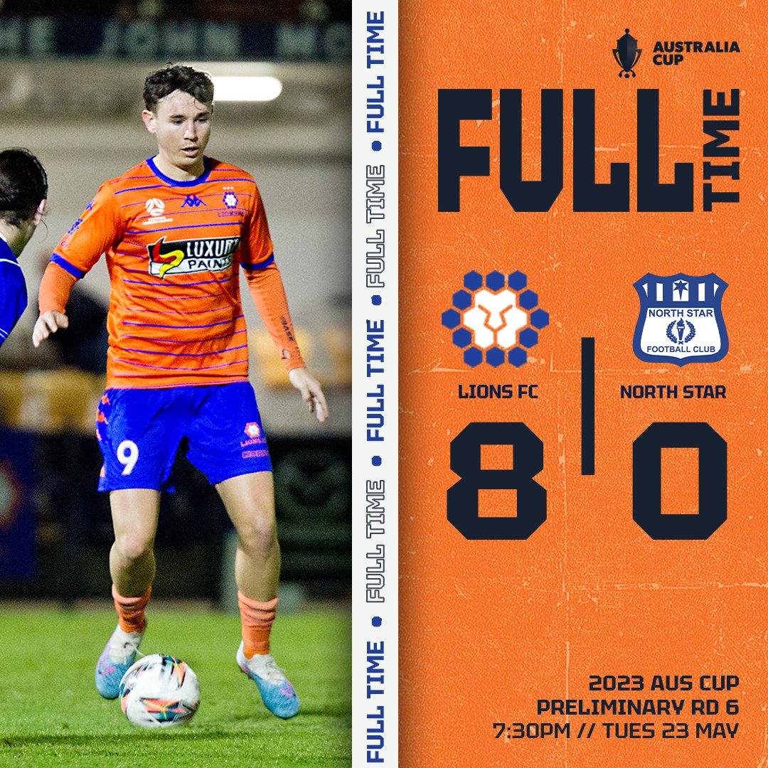 FT | We maintain our focus and secure progression to Round 7 of the #AustraliaCup  🦁

#HeartPridePassion | #MagicOfTheCup