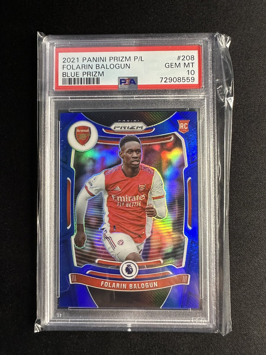 jflipppycards's tweet photo. @stokesboyscards @sports_sell @SportsSell3 @TonysCards @ILOVECOLLECTIN1 @HobbyConnector Balogun - $225
Reyna - $100
Ronaldo - $65
Muller - $40 https://t.co/3iSIGQtiZL
