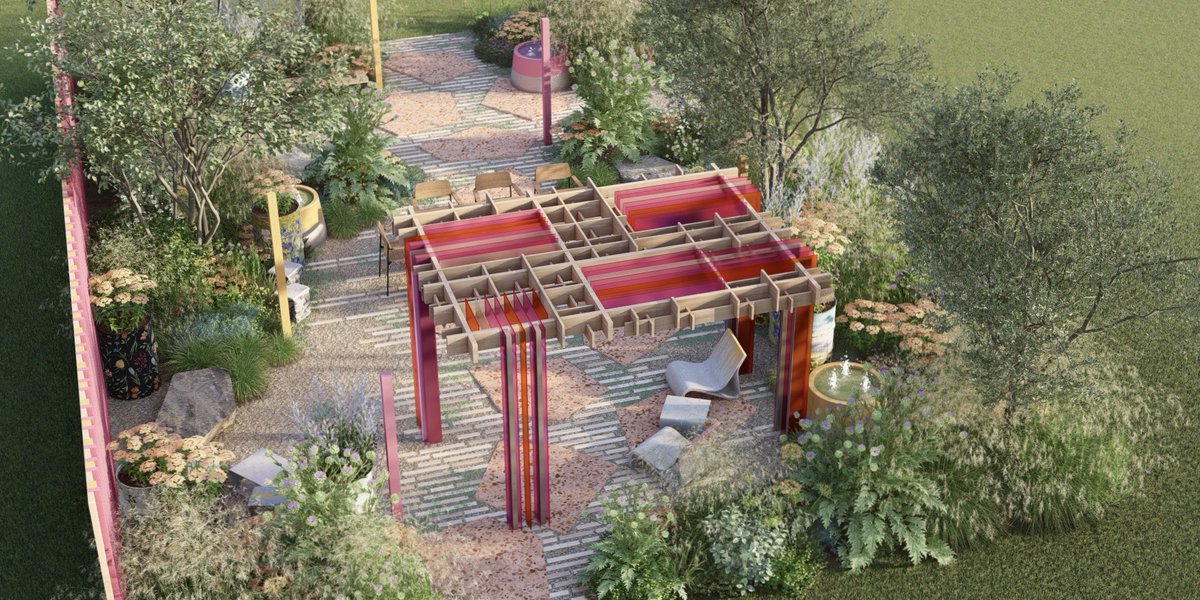 mulroyarchitect's tweet photo. 'Be a rainbow in someone else's cloud'. @drmayaangelou was the inspiration for the pavilion we designed for @manoj_malde's garden @the_rhs at Chelsea this year. We are so excited that we are taking the whole team to see it on Friday!
#architecture #landscape #garden https://t.co/cAHu0nKVwj