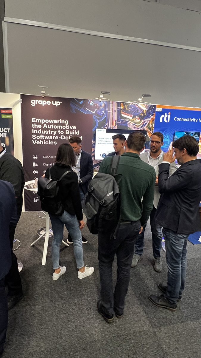 GrapeUpInc's tweet photo. Are you at #VECS2023? Swing by booth C01:23 &amp; chat with our Automotive Team! 💪💪 https://t.co/FEz6vfJiQF