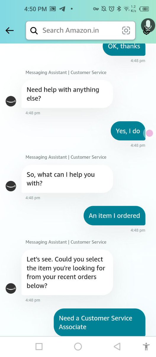 abkTech's tweet image. @amazonIN Your customer service is pathetic. They don&apos;t respond in app. My item has been returned back on the reason that I rejected it. I never got any communication from any delivery agent, how you&apos;re assuming that it&apos;s me who rejected the order? Order ID: 408-7889582-5262735