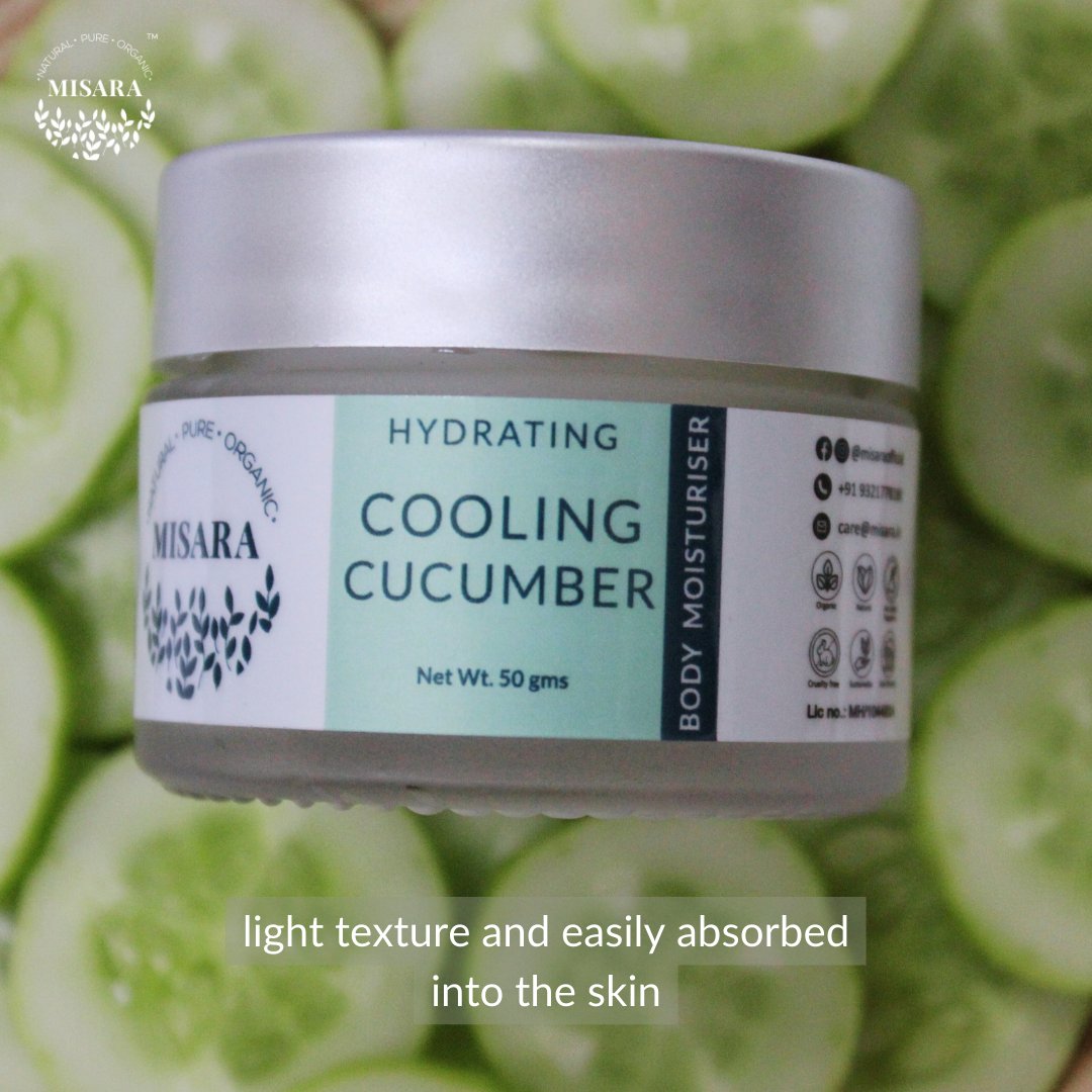 Misaraofficial's tweet photo. "Stay cool and refreshed with Misara's Cooling Cucumber Moisturizer! 🥒💧 Experience the power of organic skincare for a soothing and hydrating boost. #OrganicSkincare #CucumberMoisturizer #MisaraSkincare #misara https://t.co/f2vjYmyidY