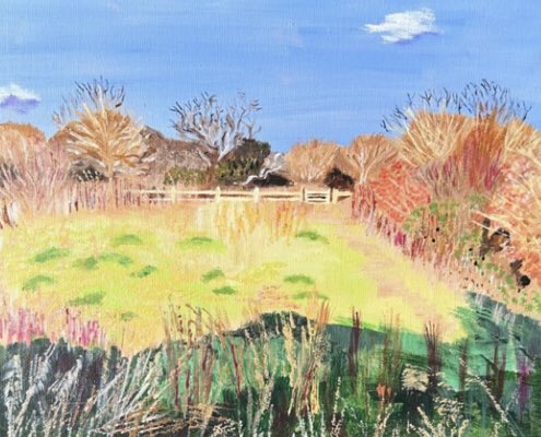 New Beginnings’ is our new creative theme for spring! Pam Wollinger of Old Moat Garden Centre sent us her beautiful painting of Horton Park, Epsom. Send a single piece of work or a collection. Email us (see bio) or send a DM! #mentalhealth #creativity #spring #newbeginnings