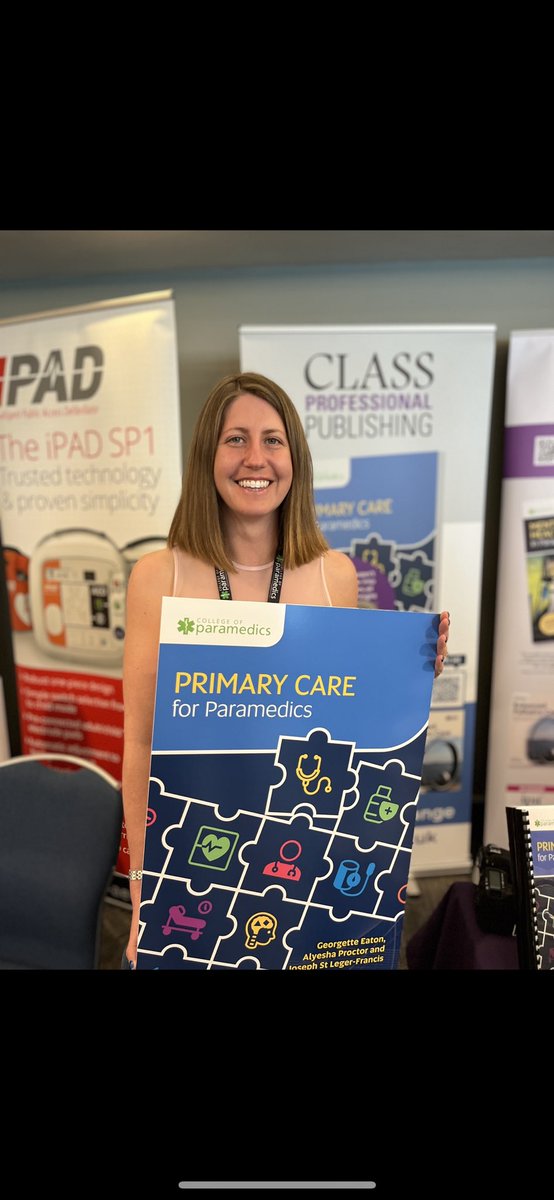 Fantastic to see the launch of #PrimaryCareforParamedics from @georgette_eaton, @alyesha_proctor and @josephfra published by @classprofession #NewBook #ParaCon23 #PrimaryCare #Paramedic