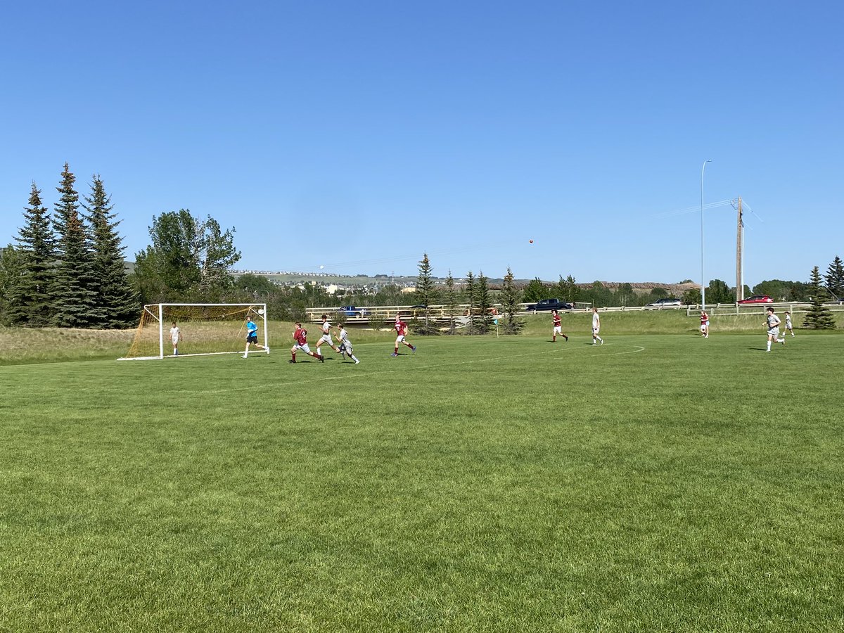 SCHSrvs's tweet photo. Todays game against Cochrane was a tough one for the SCHS Phoenix. After 90 minutes of intense play, the Phoenix were victorious 5-1 over the Cochrane Cobras! Next stop, finals on Friday at Monklands Field at 3:30pm. #PhoenixRISE #rvsed https://t.co/0N5hjnNgfD