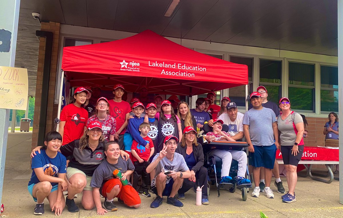 Special Olympics Track &amp; Field is beyond excited for Summer Games THIS WEEKEND! Best of luck to our Ramsey and LASO athletes ♥️💙💛. A big thank you to the Lakeland Edu. Association for a great send off after our final practice. #EnhancingtheStudentExperience #SONJSummerGames