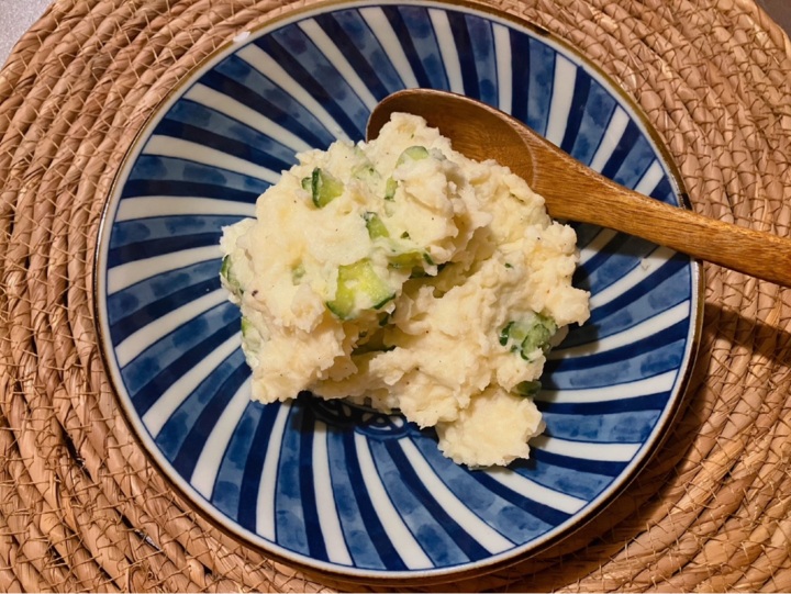 大葉梅チーズカツとポテトサラダ😋🍴 | 折山さん家の日常。と時々ダイエット #Decolog dclog.jp/en/7637699/577…