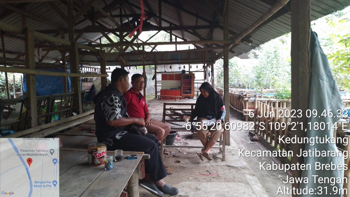 dediichtiarso's tweet photo. Selasa, 7/6/2023 Anjangsana Pokdakan mutiara Berkah jaya desa Kedungtukang Kecamatan Jatibarang Kabupaten Brebes Fasilitasi akses permodalan melalui LPMUKP 
#Luhlapor
#GiatLuhkanSatminkalTegal
#LPMUKP https://t.co/NBMiJfrMct