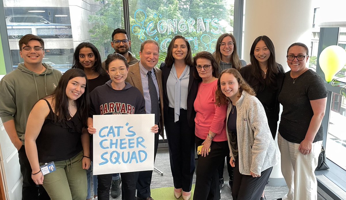 LorenWalensky's tweet photo. Big congrats to the amazing Cat Newman @CeNewman24 on her PhD thesis defense today in Chemical Biology! The Walensky lab is super proud. We will miss your daily presence as you head back to @harvardmed to complete the final 2 years of your MD-PhD! @DFCI_ChemBio @chemical_phd https://t.co/JAbfg5WKYc