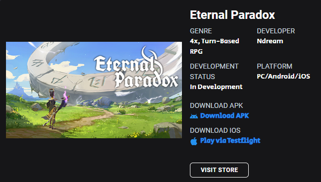 GoGalaGames's tweet photo. #EternalParadox is LIVE once more 🤩 https://t.co/zkguNhH6gY