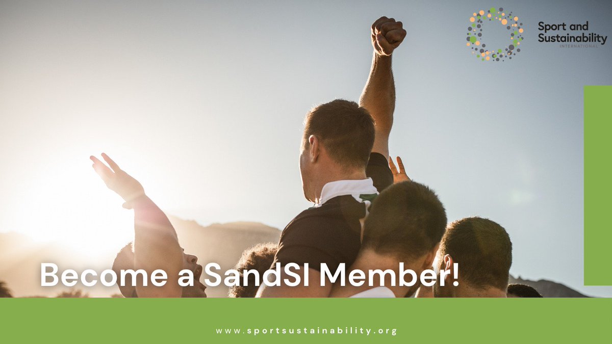 Ready to be part of the #Sandsi movement? Visit our website [sportsustainability.org/membership] to learn more about membership benefits and how to join. Let's make a lasting impact on sports and sustainability, and create a brighter future for generations to come!

#sports