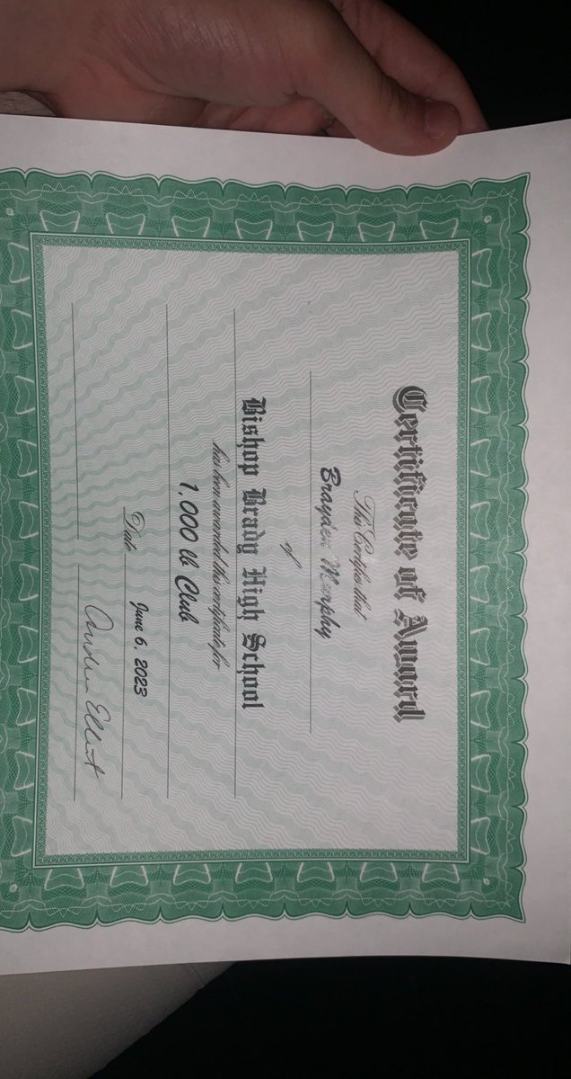 All the hard work payed off! 
315 bench 500 squat 185 clean 
1000lb Club  
<a href="/CurryFootball/">CurryFootball</a> <a href="/CoachSmith14SC/">Eric Smith</a>