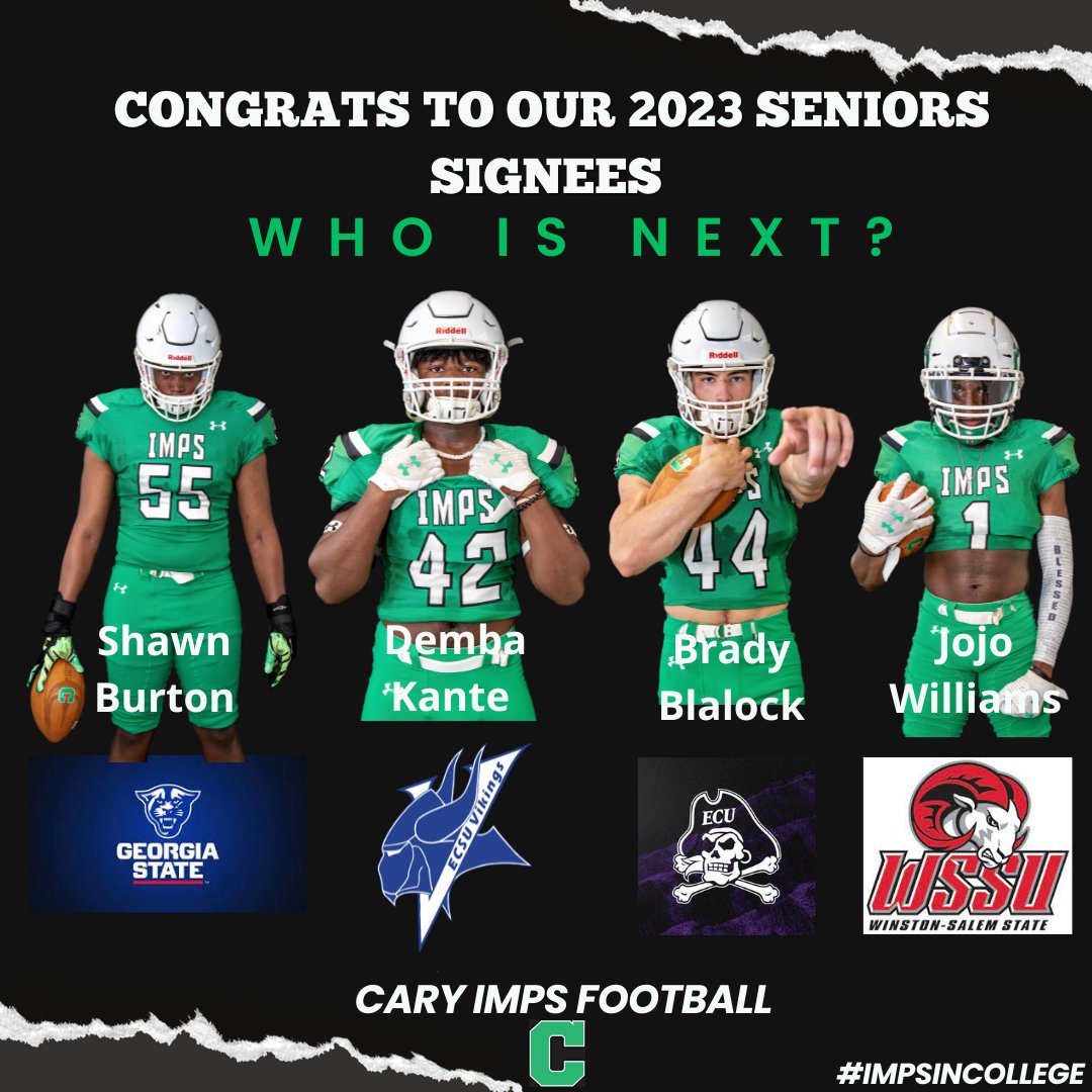 Congratulations Guys! <a href="/s_burton55/">Shawn Burton Jr.</a> <a href="/dembakante06/">Demba Kante</a> <a href="/JoJowil21518777/">Jo Jo Williams</a> <a href="/BradyBlalock/">Brady Blalock</a> #IMPS