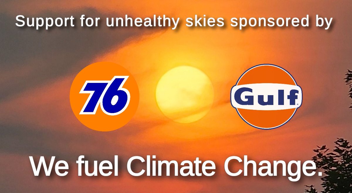 The panatone color for today's wildfire skies should be called 'Union 76' or 'Gulf Oil' Orange.