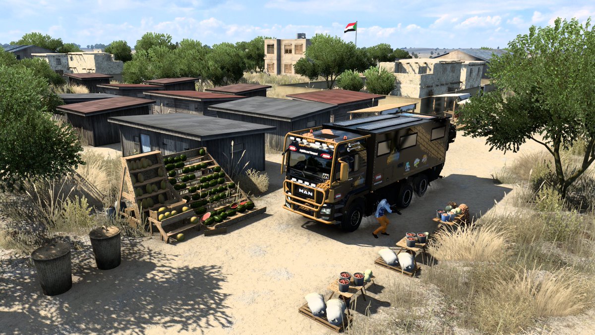 TMapsOfficial's tweet photo. Road to Africa 1.0 for 1.47
#terramaps #roadtoafrica #gmc #atrans #fabrigalla #ets2
More than a map for ets2, RTAf is a unique driving experience for the player with driving difficulty, necessary skill, varied landscapes and environments. Probably the most complete map for Ets2 https://t.co/Grf3Xq8YEg