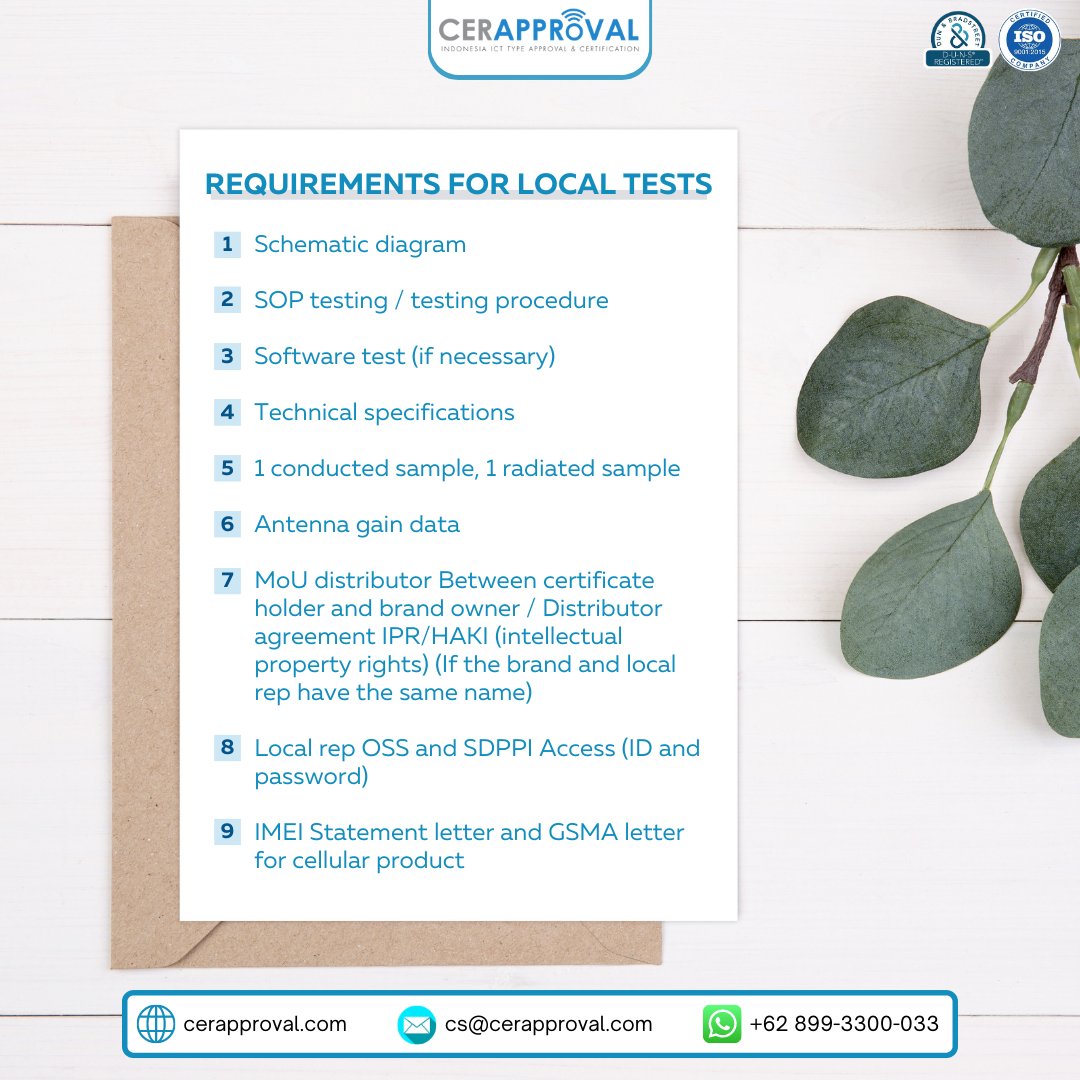 Type Approval Certification in Indonesia on Twitter "These device test