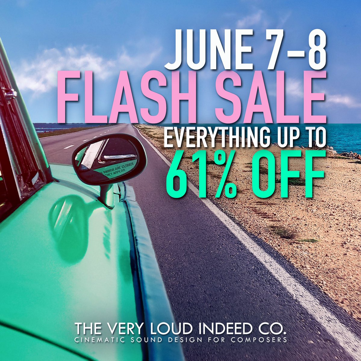 Save up to 61% on all our products on June 7th and 8th at veryloudindeed.com #samplelibrary #kontakt #composer #filmcomposer #musicproducer #musicproduction #synth @uheplugins @NI_News @Spectrasonics