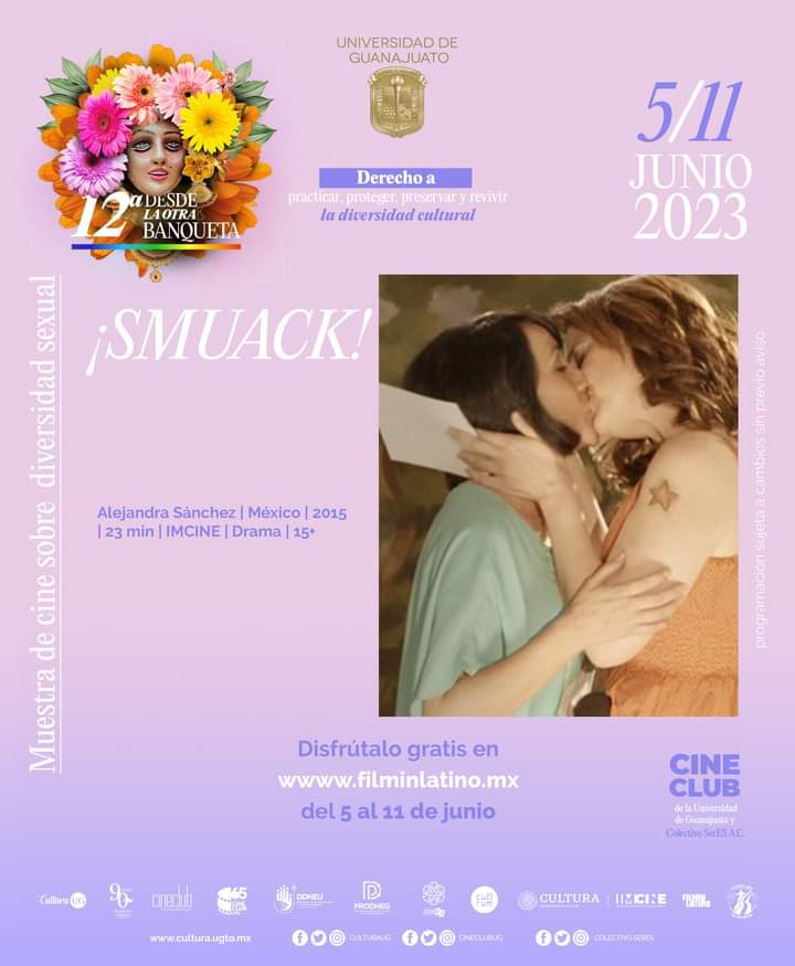 <a href="/cineclubug/">Cine Club UG</a> te invita a disfrutar desde casa🍿el filme📽¡SMUACK! 
🔗cultura.ugto.mx
#CulturaUG #CineClubUG #FilminLatino