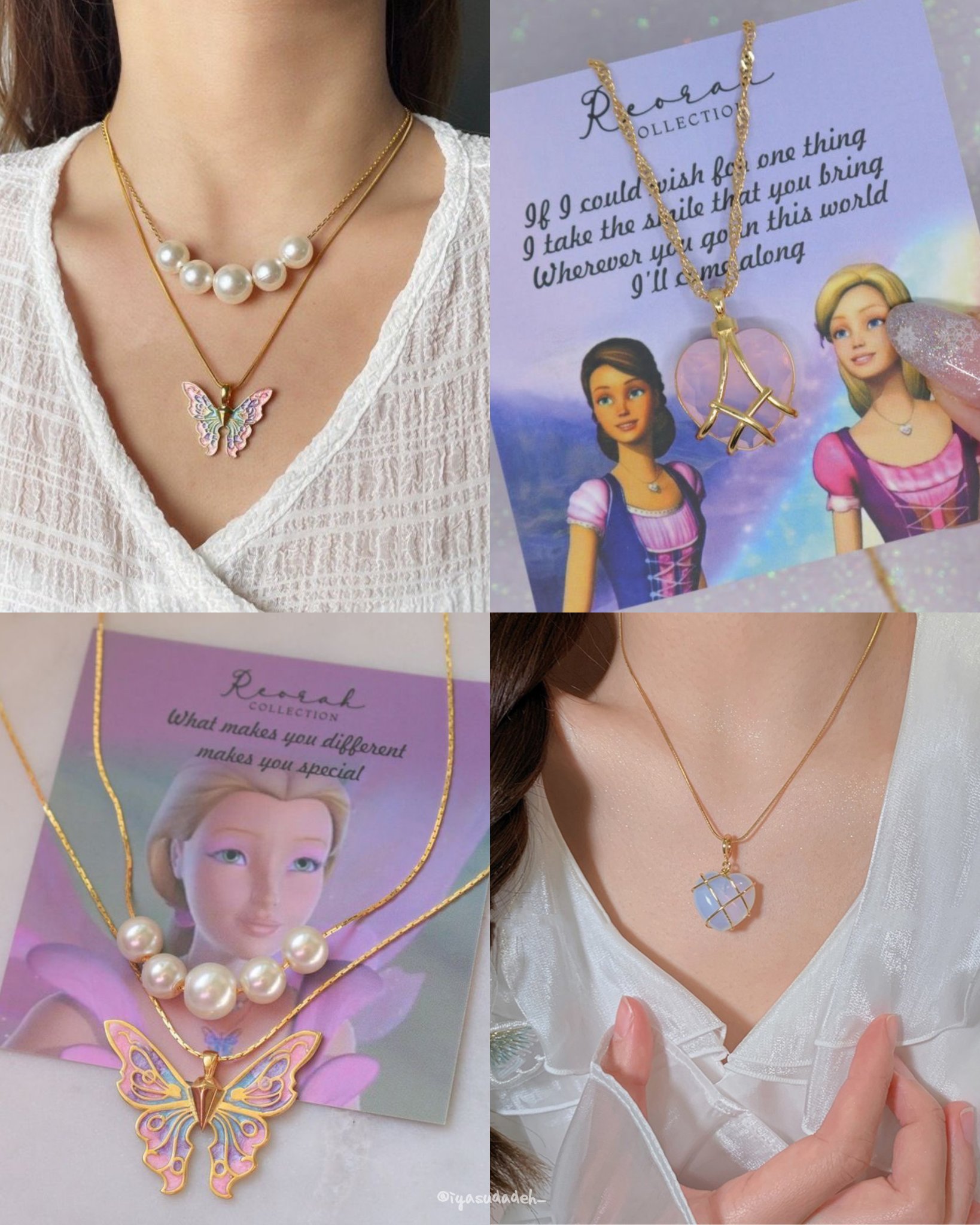 malika on X BARBIE MOVIE NECKLACES a thread https t F7fX5zCDry X