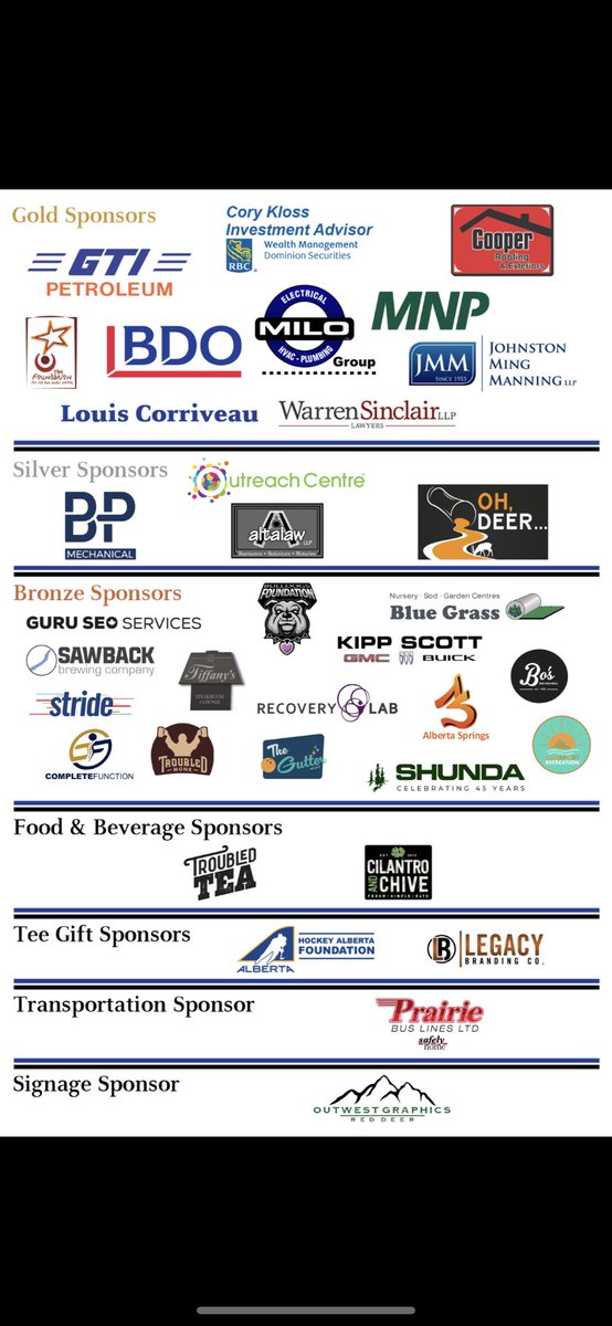 As we get set to tee off for 2nd Annual PCO Charity Golf Classic on Wednesday, we want to say a HUGE thank you to all of our incredible sponsors!