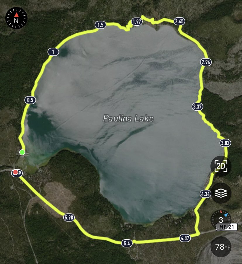 Honoring all those that stormed the beaches of Normandy 79 years ago with a #teamrwb D-Day ruck at the Newberry Crater. #veterans