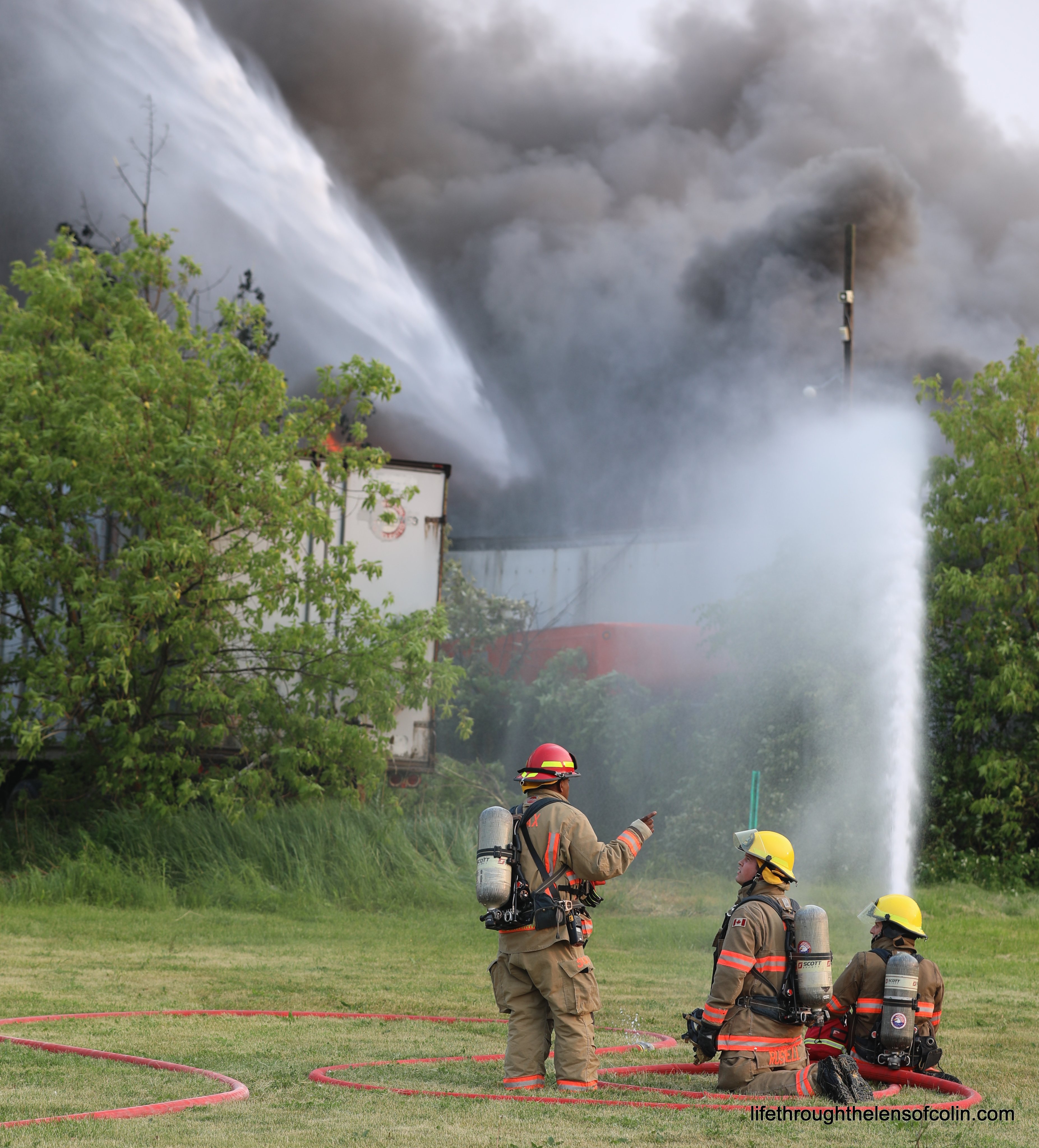 Colin Williamson on Twitter "Firefighters from Ajax are on the scene
