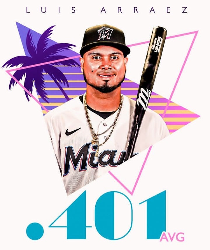 GrandSlamMLB's tweet image. ✅ Descomunal está Luis Arraez, no perdona un lanzamiento, ahora tiene .401 de promedio 🔥
#MLB #Miami #Arraez @ander_beisbol