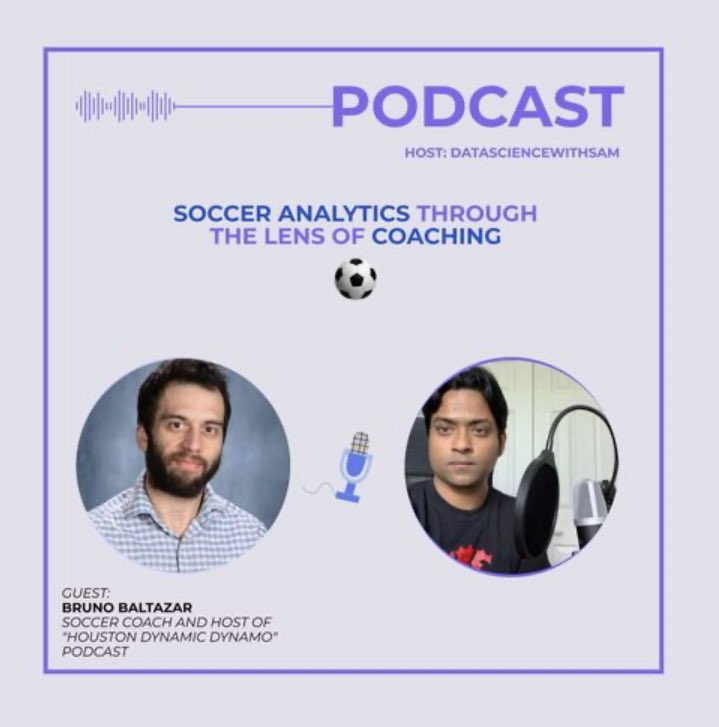 New podcast episode🚨 

Find out key insights about #socceranalytics in this discussion ⚽️ 📈📊

Listen here 👉🏼 podcasts.apple.com/us/podcast/dat…

#DataAnalytics #DataScience #sports #football #podcasts #podcasters