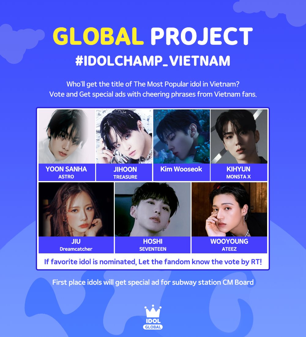 아이돌챔프 on Twitter "🌍Take the global title🌍 Who’ll get the title of The