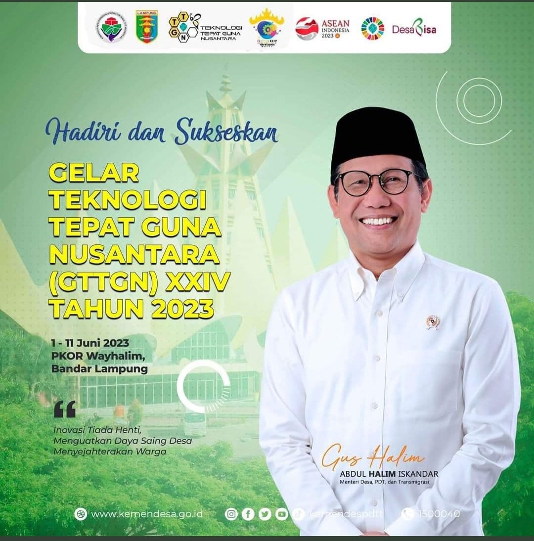 Gelar TTG Nusantara
#TTGNusantara
#DesaBerdayaWargaSejahtera
<a href="/jokowi/">Joko Widodo</a> 
<a href="/halimiskandarnu/">ABDUL HALIM ISKANDAR</a>
@Kemendespdtt
<a href="/malik_haramain/">malikharamain</a>
<a href="/imansyukri/">Iman Sukri</a>
<a href="/taufikmadjid71/">IG : taufik.madjid</a>
@yusradaridesa 
<a href="/azzameldzikrie/">#SantriIndonesia</a> 
<a href="/tppkemendes/">TPP KEMENDES</a>