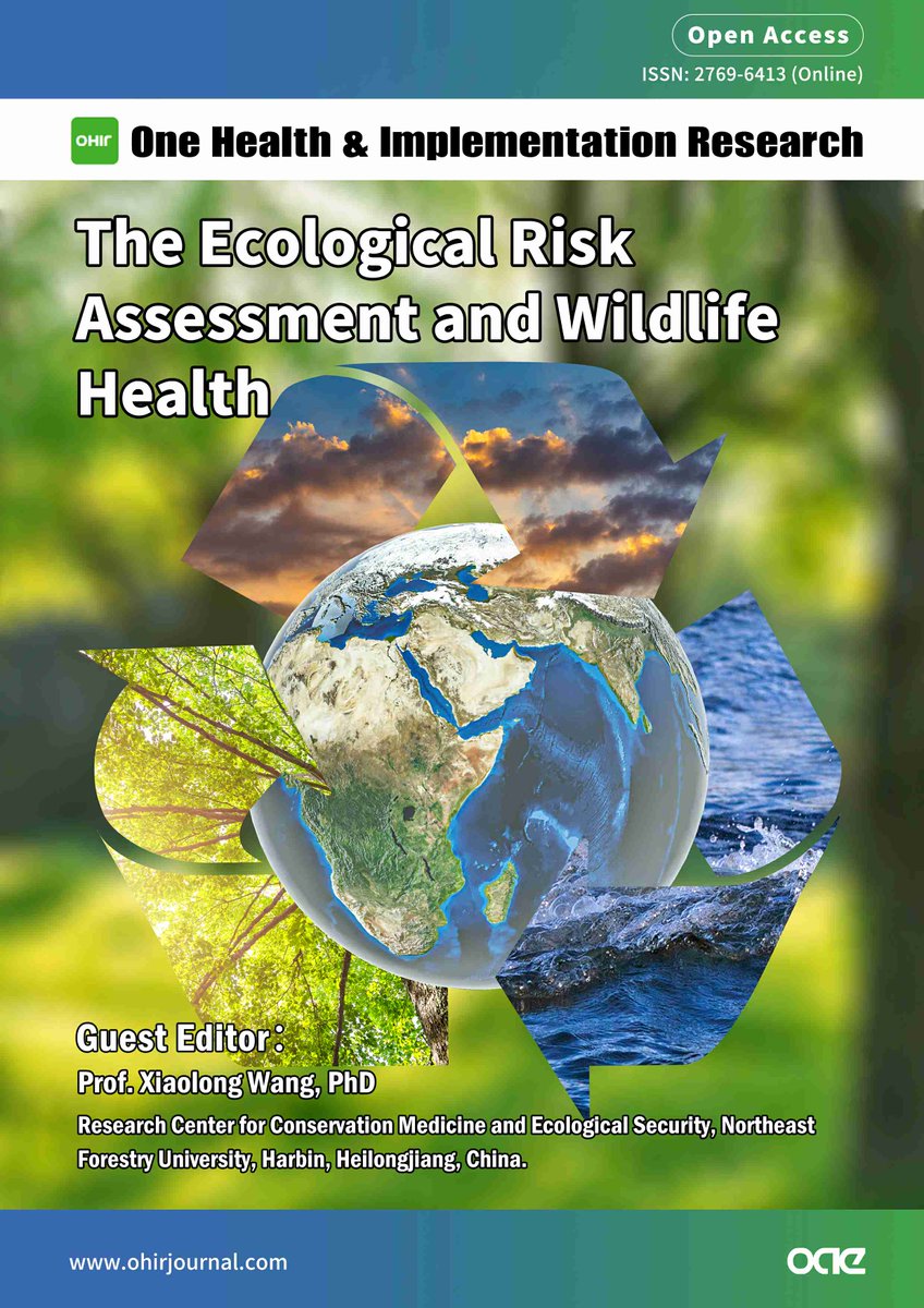 One Health & Implementation Research (@oae_ohir) on Twitter photo #ERA #Wildlife #OneHealth
📌Call for Papers
Our new special issue "The Ecological Risk Assessment and Wildlife Health" is calling for your great contribution now!
Guest Editor: Prof. Xiaolong Wang
Welcome to contact: rita-editor@ohirjournal.com
Details: ohirjournal.com/journal/specia… #ERA #Wildlife #OneHealth
📌Call for Papers
Our new special issue "The Ecological Risk Assessment and Wildlife Health" is calling for your great contribution now!
Guest Editor: Prof. Xiaolong Wang
Welcome to contact: rita-editor@ohirjournal.com
Details: ohirjournal.com/journal/specia…