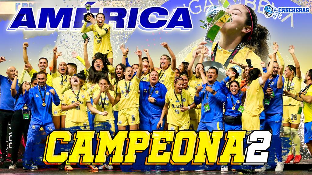 CancherasMX's tweet photo. El @AmericaFemenil se convierten en campeonas de la @LigaBBVAFemenil y borraron su segunda estrella en el escudo 🦅 Felicidades al #AmericaFemenil 👑
Mira el video de las campeona2 👉https://t.co/Da1dHfgTxU https://t.co/6ZwkUCoJ2A