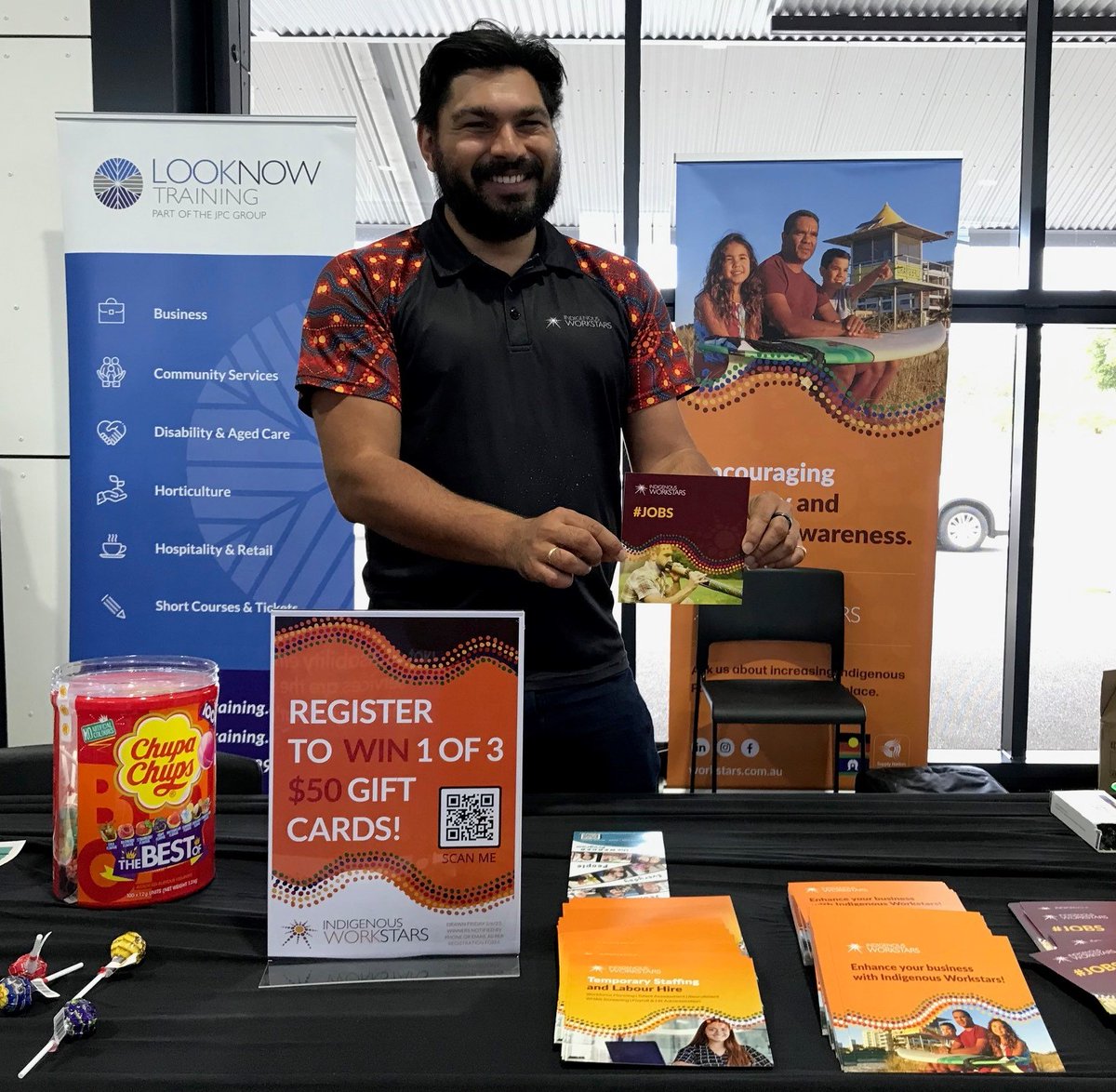 Work_Stars's tweet image. Helen and Lachlan are at the Fraser Coast Industry and Careers Showcase in Maryborough today.
Come along and have a chat and enter the competition to WIN A GIFT VOUCHER!!
Maryborough Showgrounds.