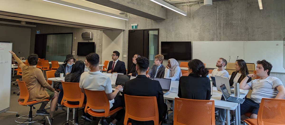 Solid negotiation in class today. I almost teared  up. Seeing students evolve over the course of a regular semester is pretty neat. Seeing it happen in less than 6 weeks is outstanding 👏👏👏👏