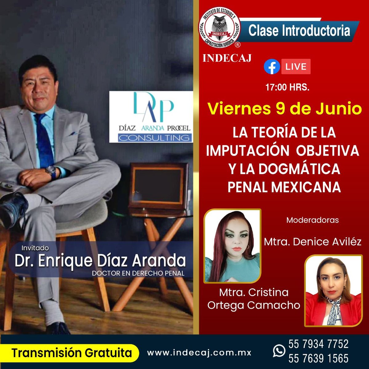 BUENAS TARDES ESTIMAD@S!!
Por este medio, les hago la cordial invitación para entrar a esta transmisión gratuita en Live via Facebook en el cual estaré presente.
Esperando sea de su interes, estamos a la orden. 👍