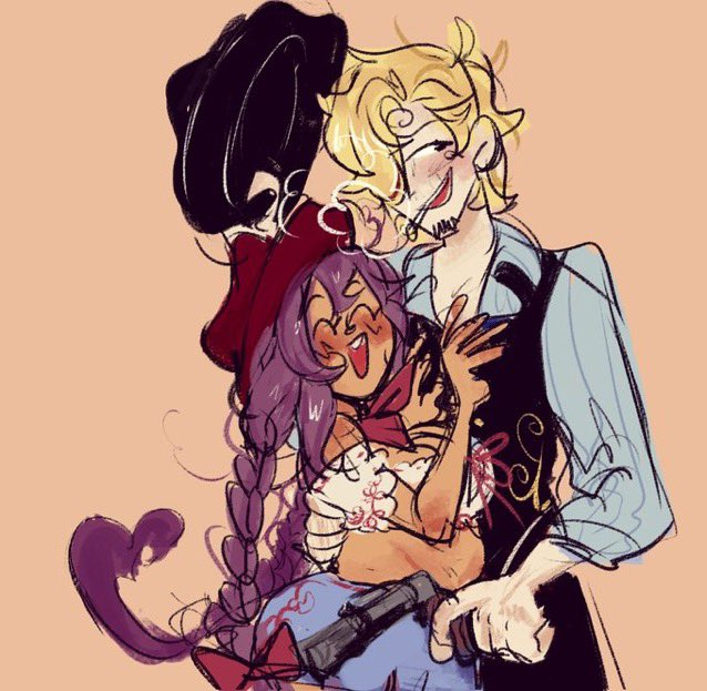 zoloftlesbian's tweet photo. Hiii!!! I've been dealing with some stupid car repairs so I'll be opening some (half body) colored sketch commissions! I take venmo, but can do paypal too. 

DM me if you're interested :3! https://t.co/xG7PexFQOq