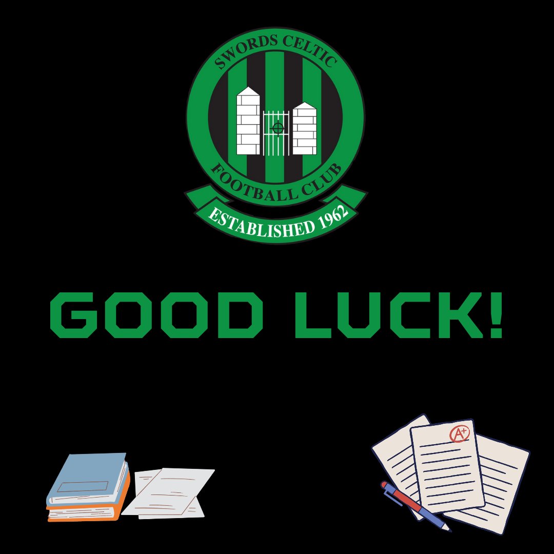 The very best of luck to our players and some of our younger coaches who begin their Junior & Leaving Certificate exams tomorrow! Don't stress it, just go and do your best and it will all work out in the end! Good Luck 🙏🏻